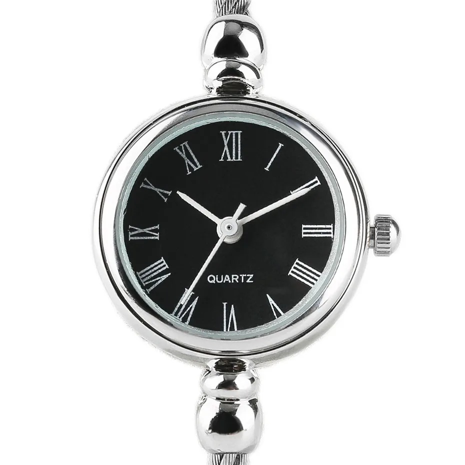 Black white dial women's bracelet watches04