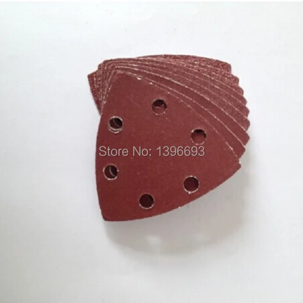 20pcs lot triangular sanding paper Oscillating machine Accessories Renovator accessory 80x80mm size mesh size 60 80