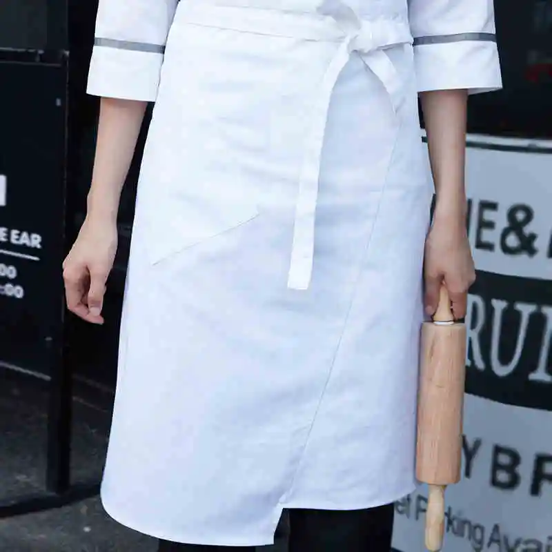 Half body apron men and women solid color new hotel restaurant apron