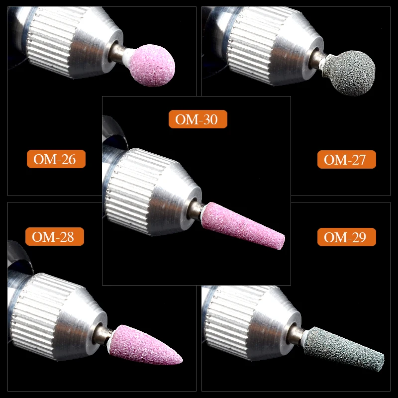 

Nail Drill Bit Ceramic Stone 3/32" Rotary Burr Cuticle Clean Mill Manicure Pedicure Tools Nail Drill Accessories