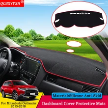 QCBXYYXH автомобильный Стайлинг приборной панели Избегайте свет Pad полиэстер Инструмент платформа защитные коврики для Mitsubishi Outlander 2013