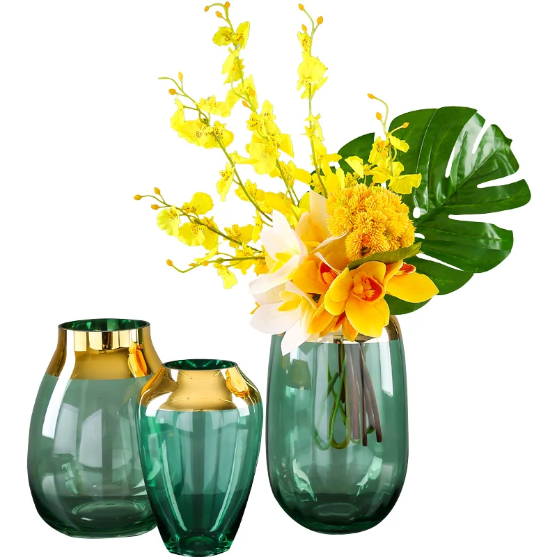 

Scandinavian Creative Hydroponic Flower Arrangement Glass Transparent Dry Flower Vase Table Light Luxury Modern Simple Decor