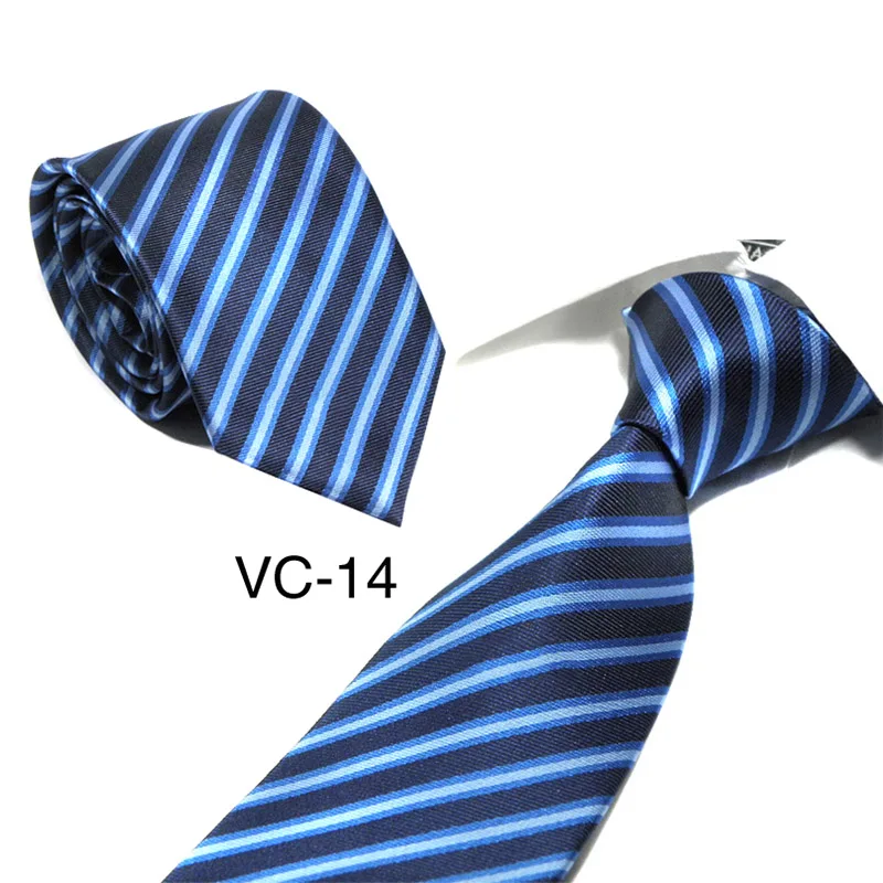 Брендовый галстук, мужские галстуки, дизайнерские, модные, в горошек, в полоску, в клетку, для шеи, Красный, Свадебный, деловой, тонкий, 8 см, галстук для мужчин, галстук - Цвет: VC-14