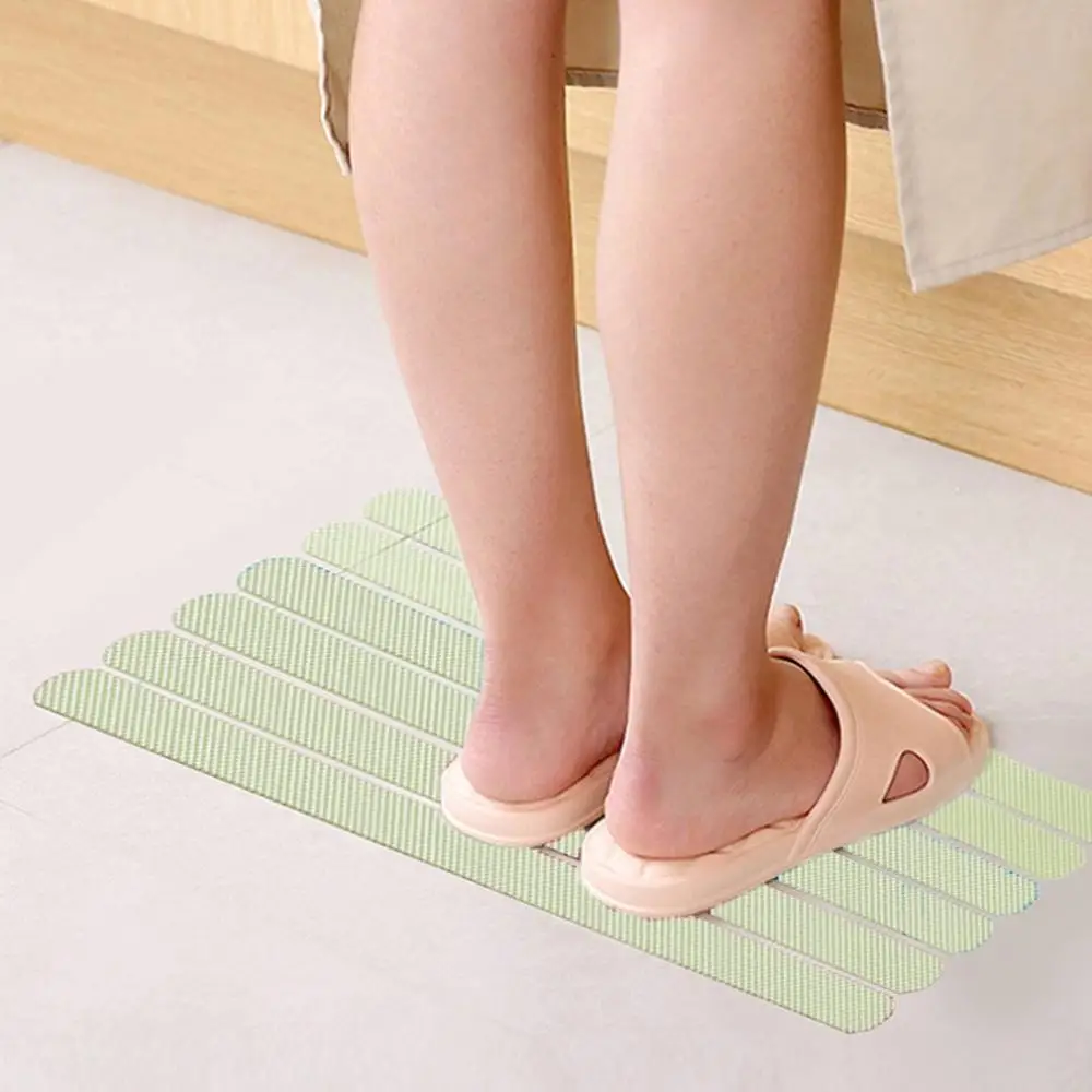 

12pcs Anti-slip Shower Strips Floor Sticker PEVA Non-slip Bath Grip Stickers Flooring Bath Tub Tape Mat Bathroom Accessories