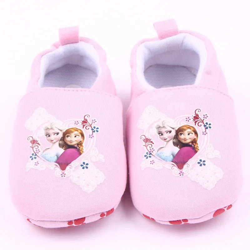 Весна осень зима ребенка 6-14 месяцев Белоснежка Серии не может позволить себе первые ходьбы shoes хлопок одежда для детей красивый розовый xz28
