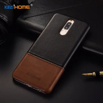 

Kezihome Case for Huawei Mate10 lite cover Ultra Thin Genuine leather Hard PC Vintage cover cases for Mate10 lite luxury