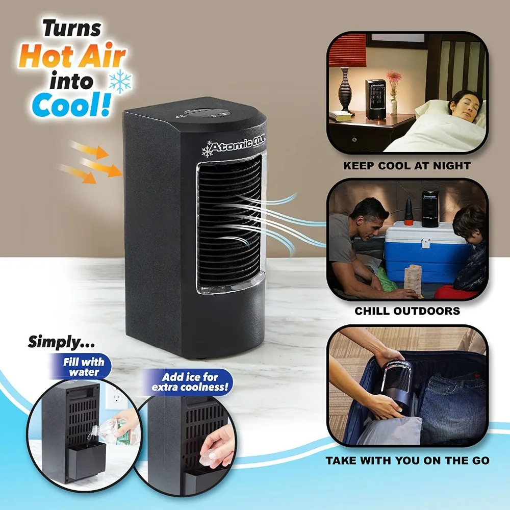 Mini Air-Conditioning Fan Atomic Cool Fan Portable Personal Space Cooling System Electric Fan Cooler Air Cooler Arctic Air Quick (5)