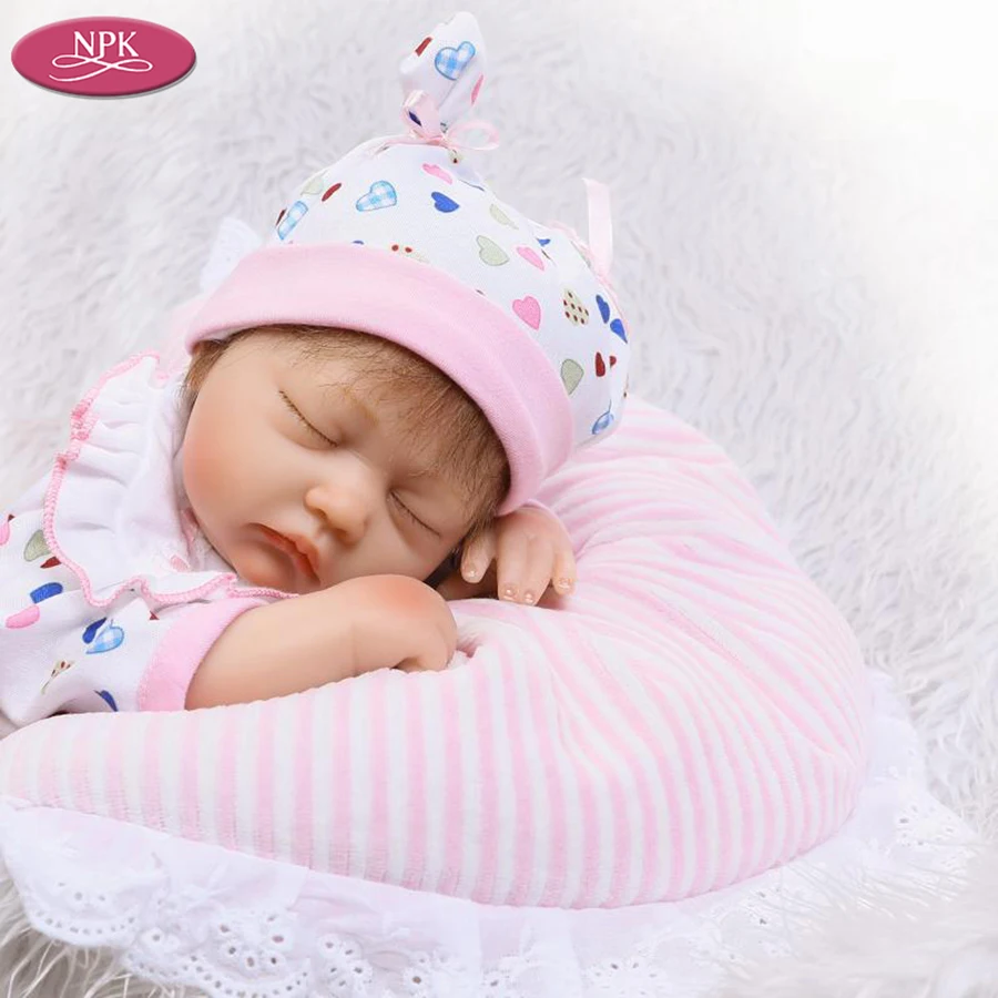 NPK Soft Silicone Reborn Baby Doll Realistic Girl Babies Dolls 16 inch 40CM Lifelike Princess Girls Boys Kids Toys Children Gift (9)