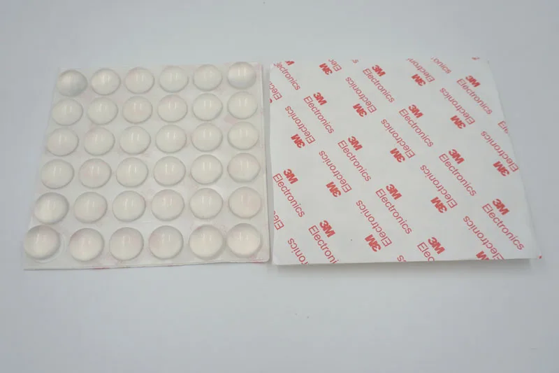 Door Stopper 16MM Dia 8MM Thickness Silicon Rubber Kitchen Cabinet Self-Adhesive Damper Pad Furniture Hardware 1