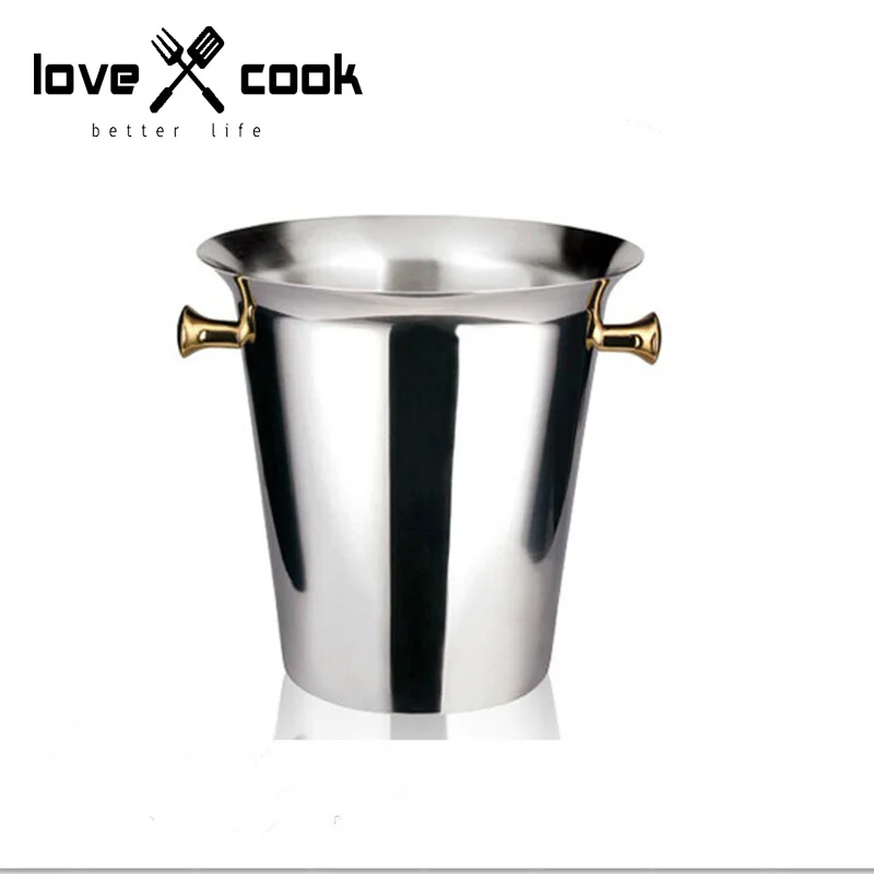 Buy 2 SIZES classic stainless steel bar ice bucket Two