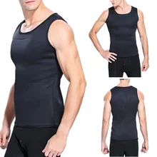 Горячая мужская потеря веса корсетный пояс мужской корсет жилет триммер животик Рубашка летняя Горячая футболка с корсетом для тренировок