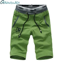 Grandwish/Летние повседневные мужские шорты с эластичной резинкой на талии, мужские шорты из полиэстера, американские размеры, мужские шорты, Pantalones Cortos Hombre, NA045