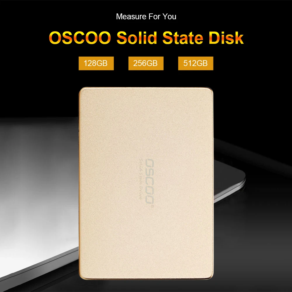 OSCOO SSD твердотельный диск SATA III 6 ГБ/сек. 128 ГБ 256 ГБ 512 ГБ 2,5 дюйма SSD жесткий диск для ПК ноутбука