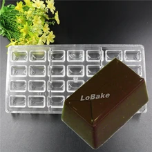 Высококачественная 21 форма для льда PE пластиковая прозрачная форма для шоколада для самостоятельного приготовления шоколадного пирога