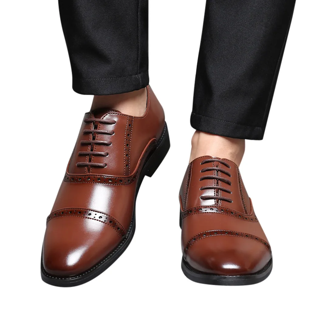 Soft Leather Casual Shoes Brand Oxfords 