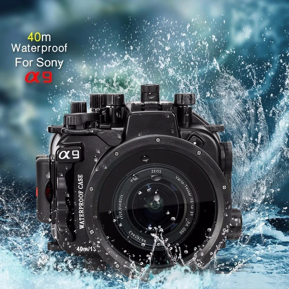 Seafrogs 40m/130ft Underwater Camera Housing Case For Sony A9 Camera