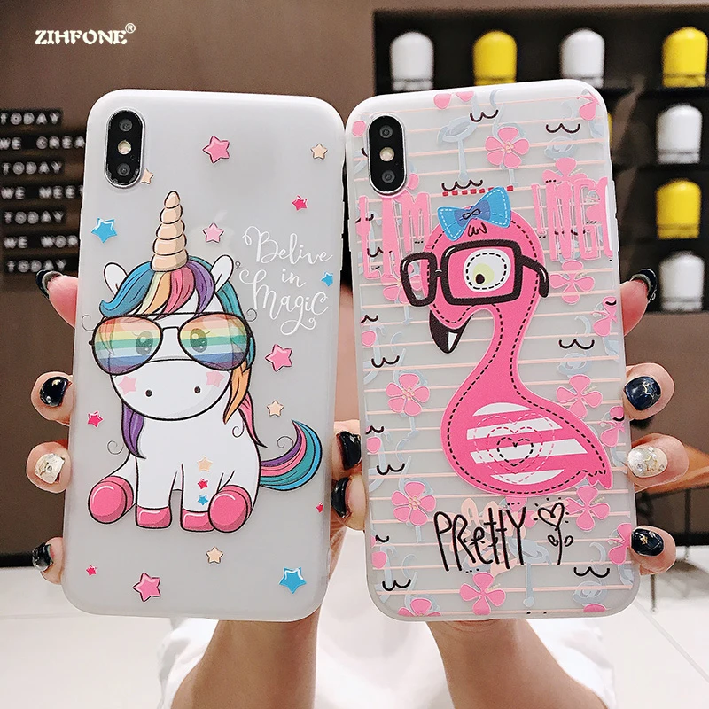 

Luxury Brand lotus flower Phone Case for iphone X XS XR XS Max Fashion Back Cover Case for iphone xs unicorn flamingo capa coque