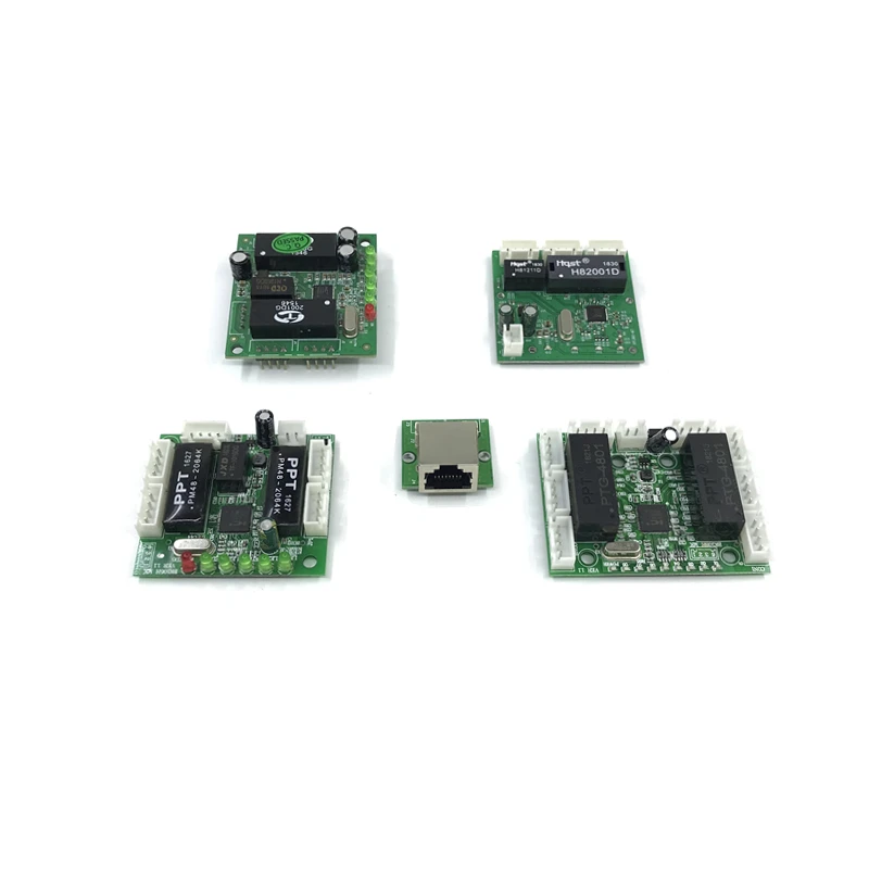 mini module design ethernet switch circuit board for 10/100mbps 3/5/6/8 port PCBA OEM Motherboard | Электроника