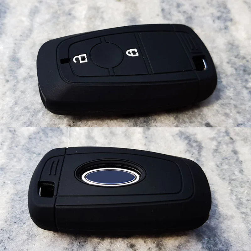 Силиконовый чехол для Ford EcoSport 2018 с двумя кнопками|2 button|key case for carcar key cover |