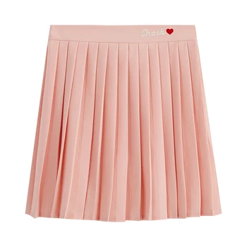 

Women Pleat Skirt Harajuku Preppy Style Skirts Letter Lolita Saia Mini Cute Kawaii School Uniforms Faldas Ladies Jupe