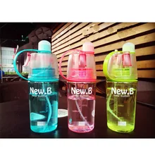 2016 Nuevo Deporte Ciclismo Botella de Agua Agua Pulverizada Taza 400 ml/600 ml Portátil Al Aire Libre En Bicicleta de Montaña De Plástico Grande Taza espacio SH01