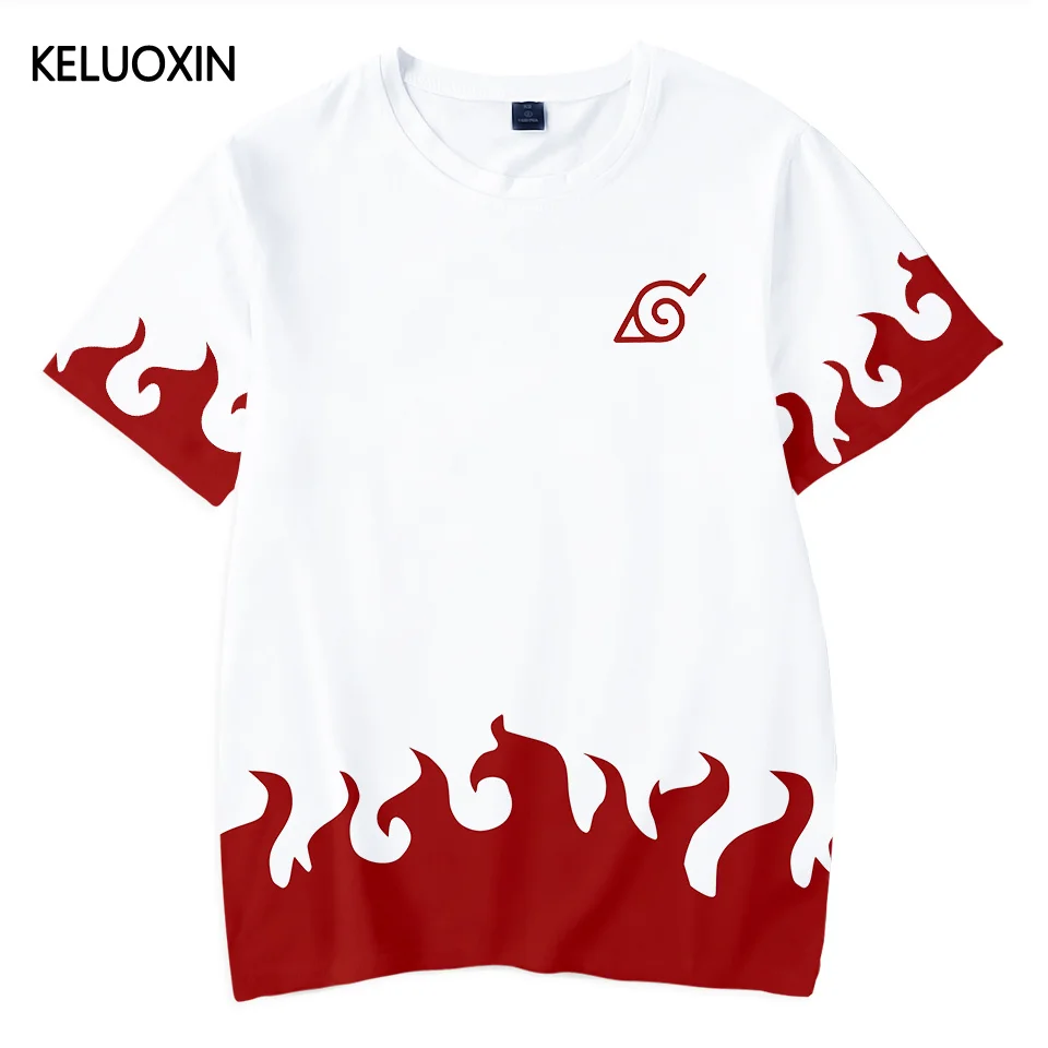 

KELUOXIN 3D Naruto T Shirt Men Women Anime Naruto Cosplay T-Shirt Summer Cartoon Streatwear Short Sleeve O-neck Lovely Tees Tops