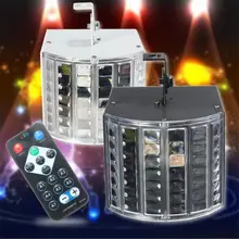 New Arrival 6W LED RGB Auto/Sound Control DMX512 Strobe Effect Stage Lighting DJ Disco Bar Party 7 Channel With Remote AC90-240V
