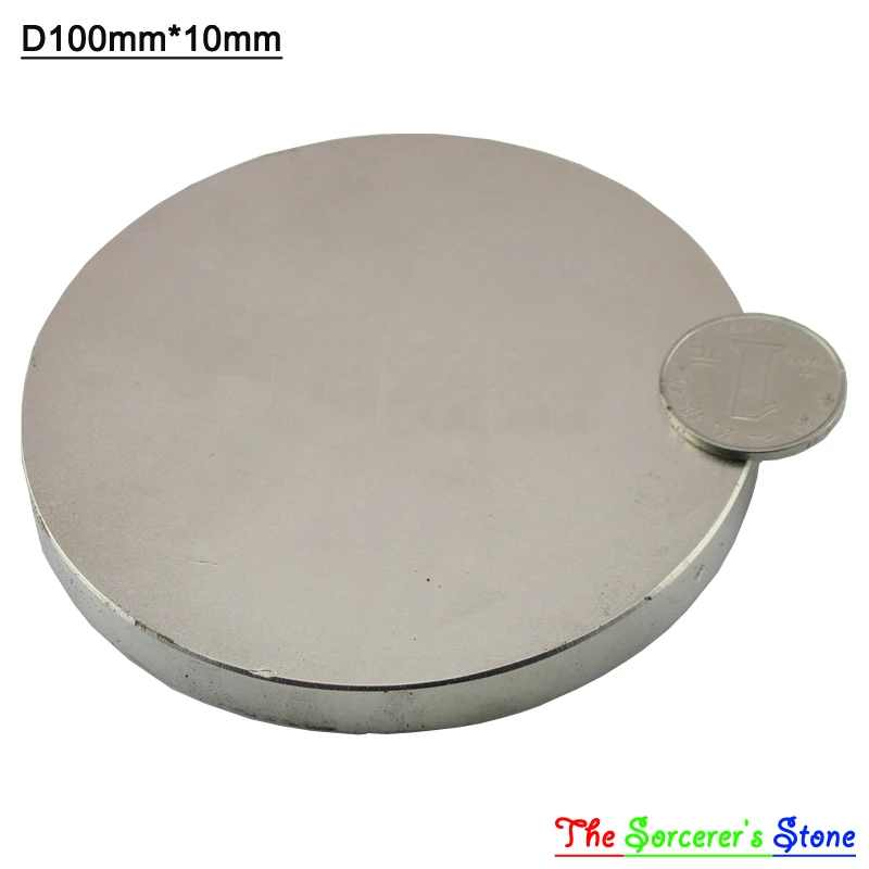 

1pcs Super Strong Dia 100x10mm Rare Earth Neodymium Disc Magnet Free Shipping
