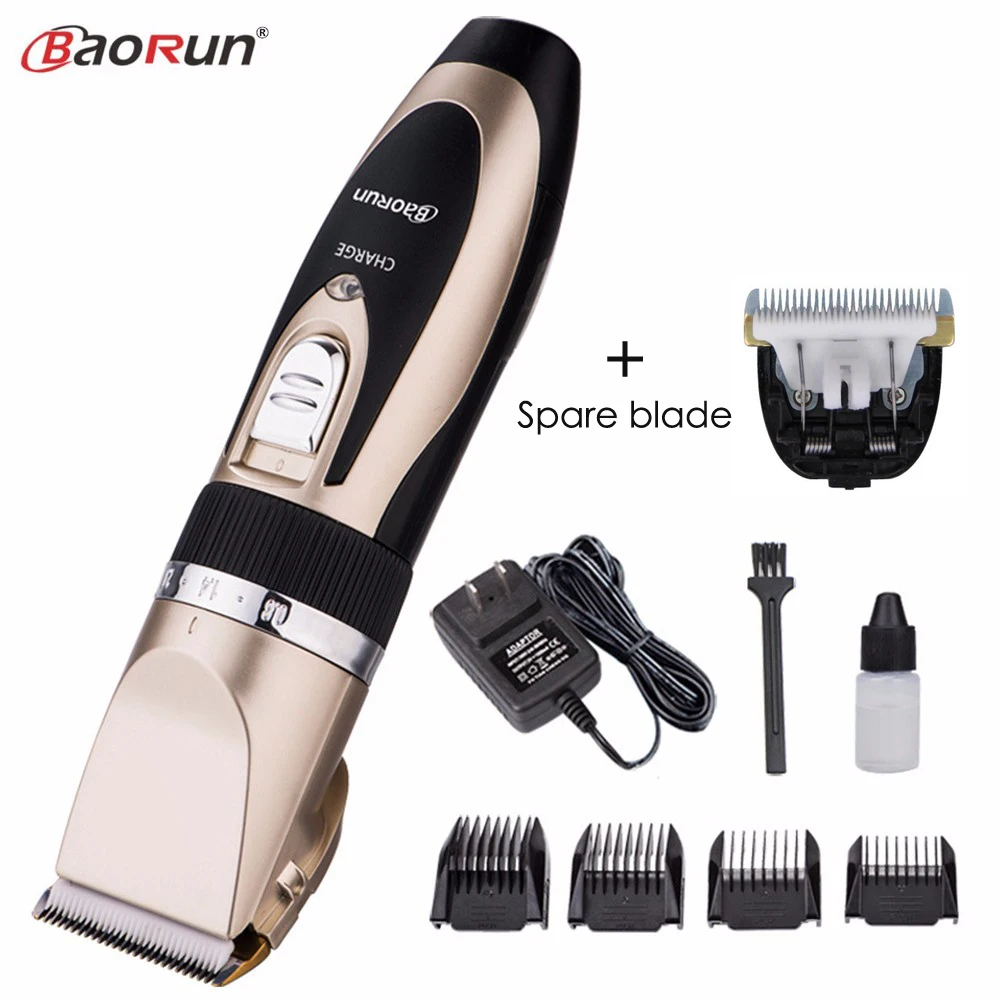 

Professional Electric Hair Clipper Rechargeable Hair Trimmer for Men Child Hair Cutting Machine Fast Charging With Spare Blade