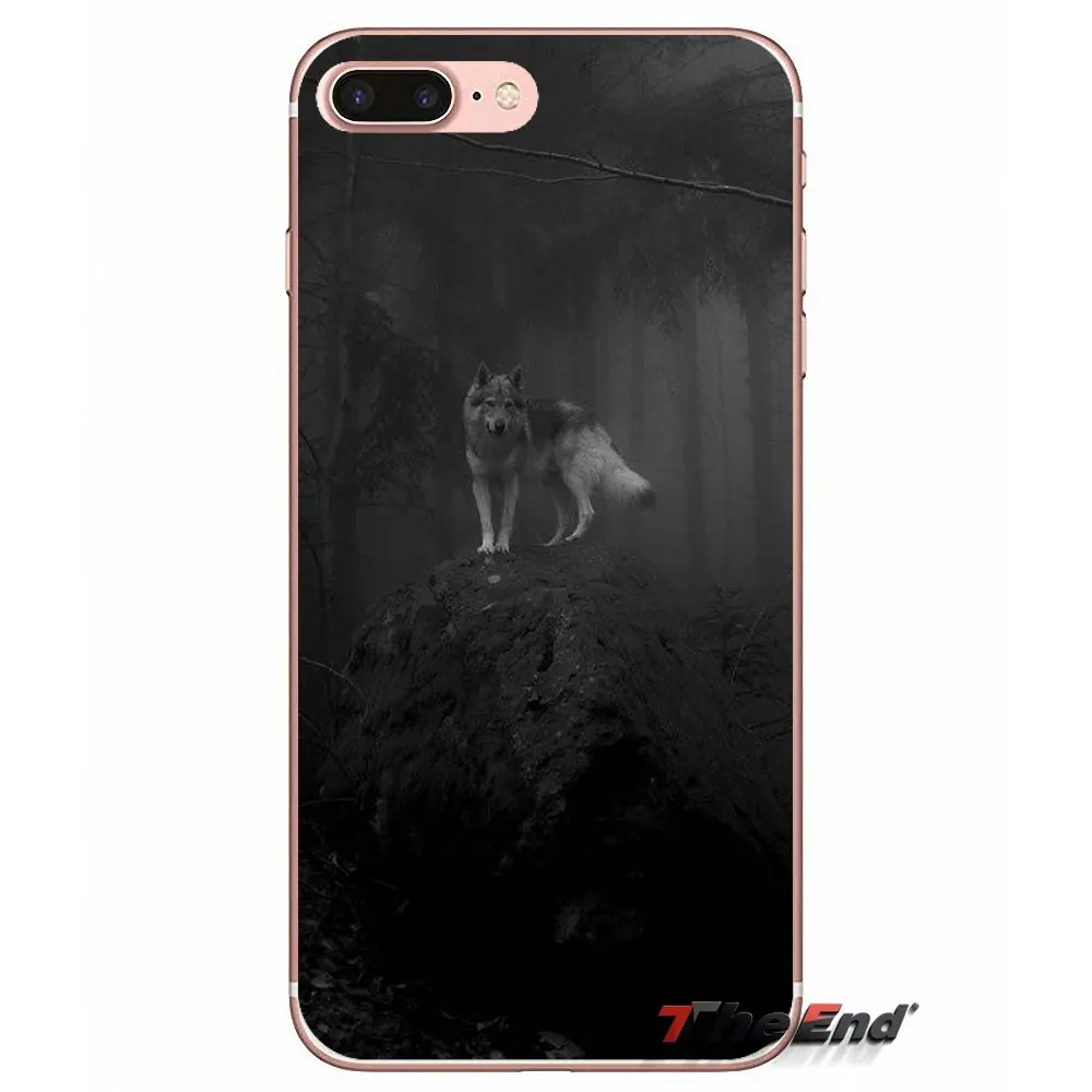 Одинокий волк мудрость для Sony Xperia Z Z1 Z2 Z3 Z5 compact M2 M4 M5 E3 T3 XA Aqua LG G4 G5 G3 G2 Mini Capa защитный