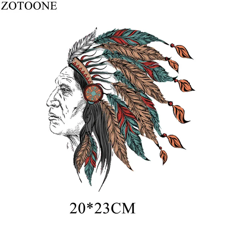 Термонаклейки ZOTOONE сделай сам для индейцев Пирография термонаклейки одежды