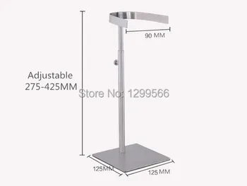 

Low price wholesale 10pcs Kneeboot holder stainless steel shoes snow boots display rack high boots showing stand