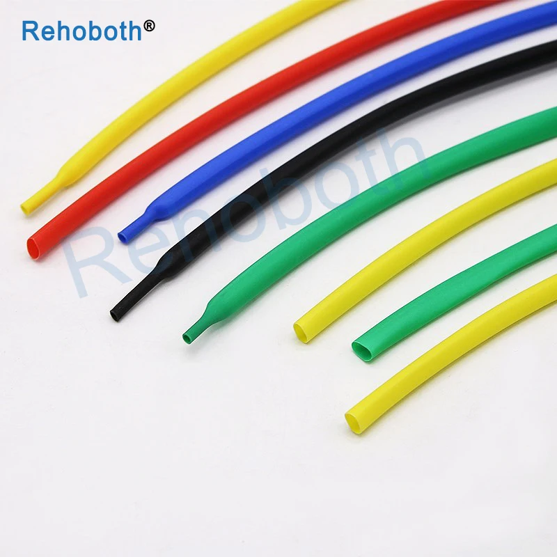 

1 Meter/lot Heat Shrink tube 2:1 colorful Diameter Connector Repair Tube Sleeve Wrap Wire Heat Shrinking