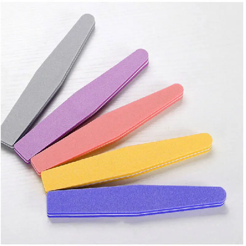 

1pcs High Quality Brand Sunshine Fancy Nail File Buffer sponge Manicure Tool Designs Tofu article polishing Sand Files