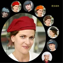 Модный толстый Кофейня Ресторан отеля шеф-повар, официант берет спереди шапка, шапка и кепка крышка работы обувь для мужчин и женщин