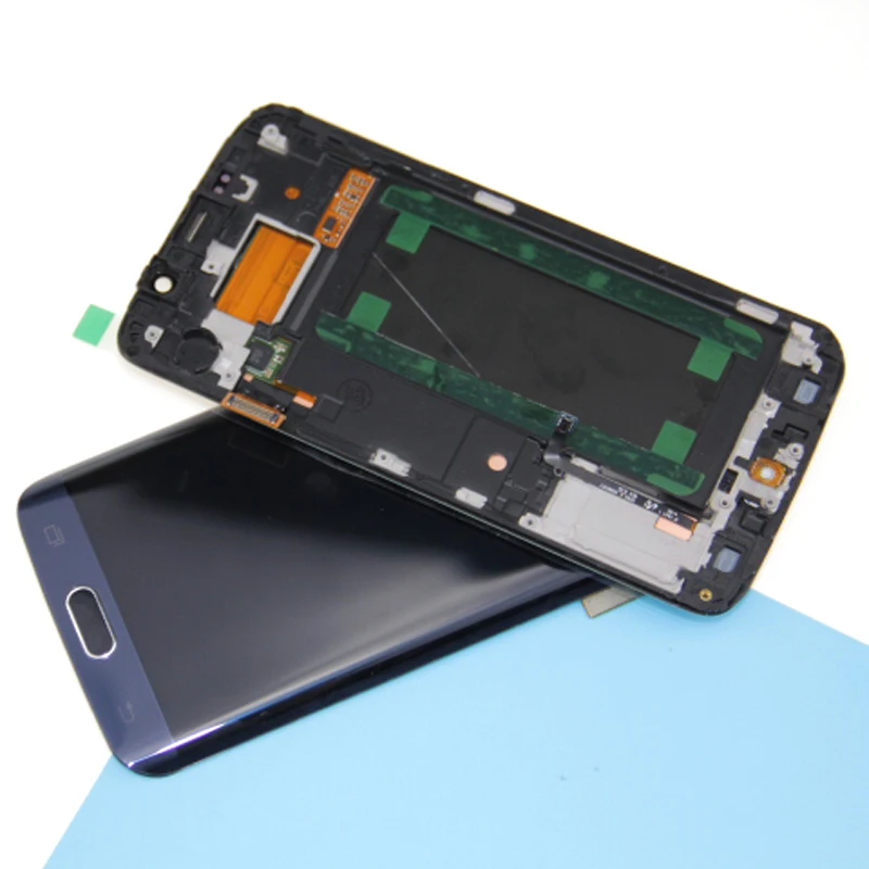 S6 края ЖК дисплей для Samsung Galaxy edge G925 G925F Экран Дисплей + сенсорный экран Стекло