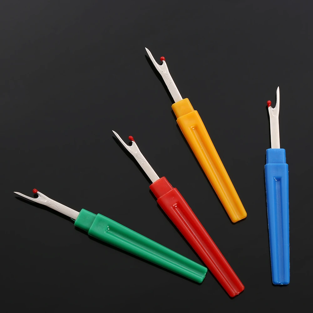 

1/3pcs 3Types Plastic Handle Craft Seam Stitch Picker Unpicker Thread Cutter Household Sewing Tool