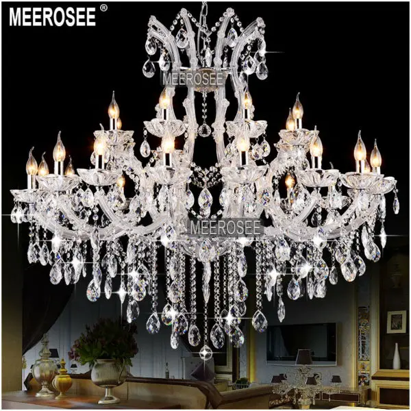 

Luxury Crystal Chandelier Lighting Fixture Crystal Light Hotel Restaurant Lustres Lights Luminaries Lamp Maria Theresa