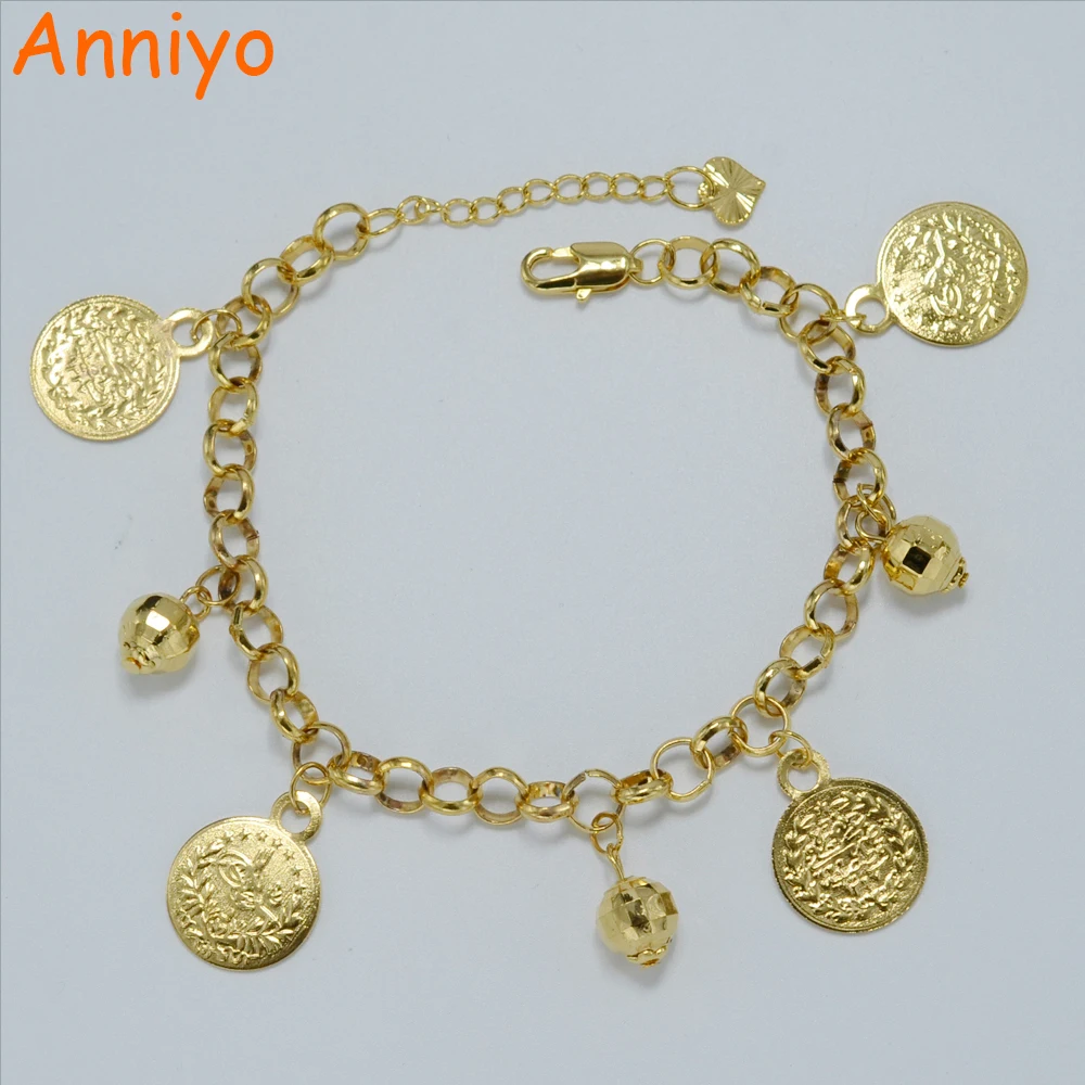 Buy Anniyo Wholesale Turkey Coin Bracelet for Women