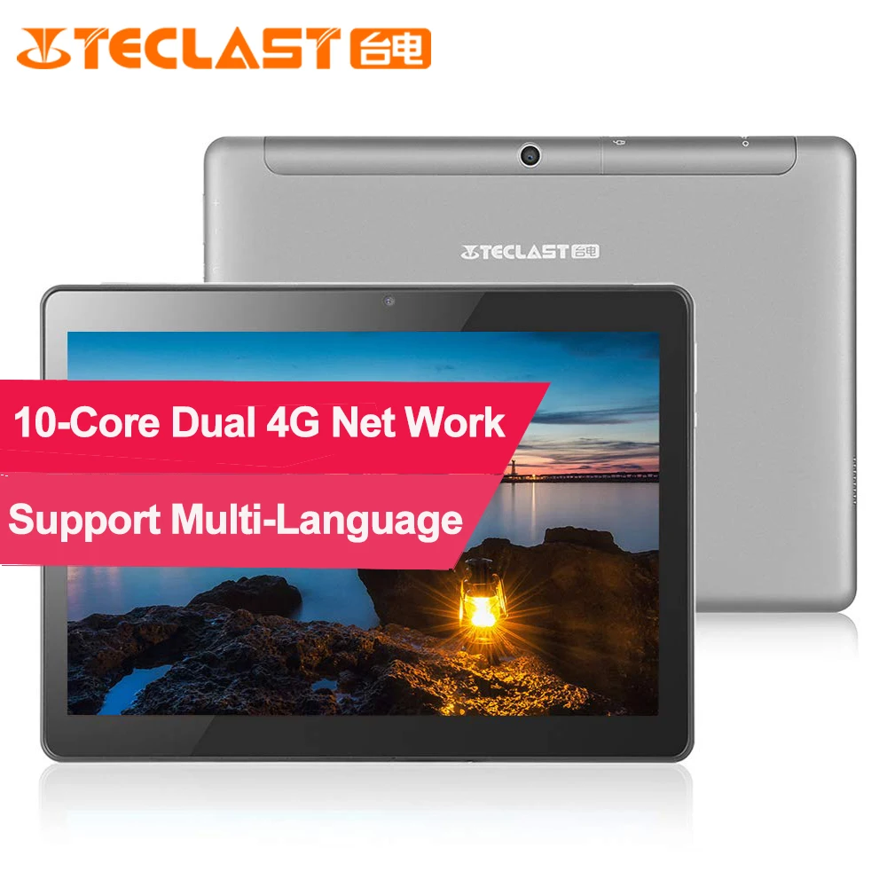 Teclast M20 MT6797D X23 Deca Core 3 ГБ ОЗУ 32 ГБ Android 8,0 Dual 4G 10,1 дюймов 1920*1200 gps фаблет