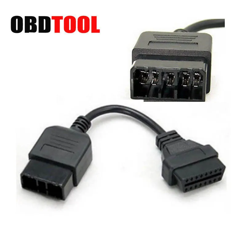 9 Pin OBD1 to 16 OBD2 Diagnostic Connector Cable Adapter Fit for Subaru Cars
