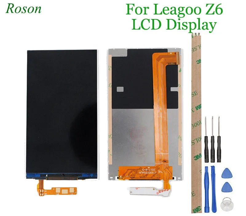 

Roson for Leagoo Z6 LCD Display Screen Smartphone Accessories 4.97 Inch For Leagoo Z6 Mobile Replacement With Tools +Adhesive