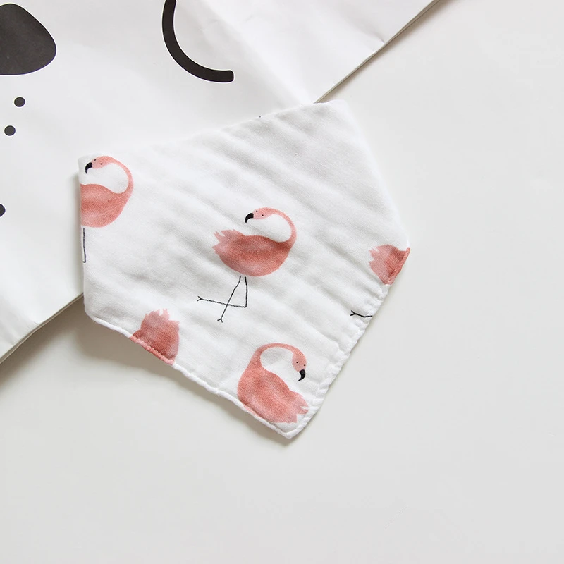 Baby Bibs Girls Boys Baby Cloth Babador Cartoon Animal Print Baby Bandana Bib Bebe Smock Burp Cloths Accessory Infant Baby Stuff