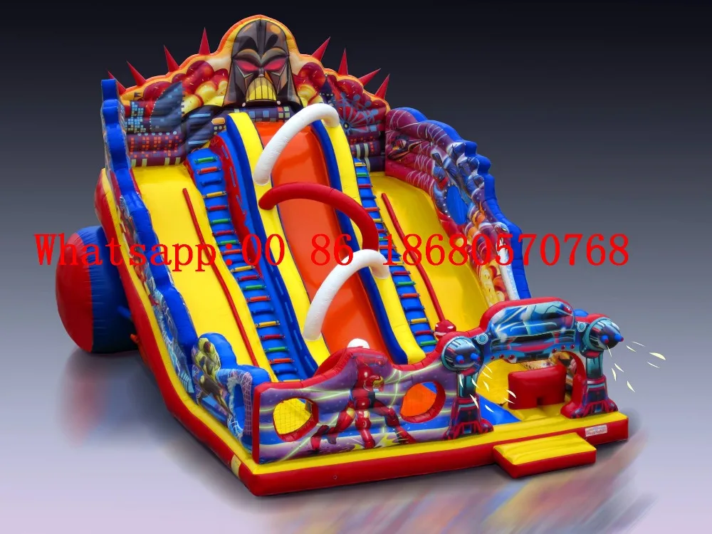 

(China Guangzhou) Factory direct inflatable slide / castle / trampoline/Air plane slide YLY-Y21