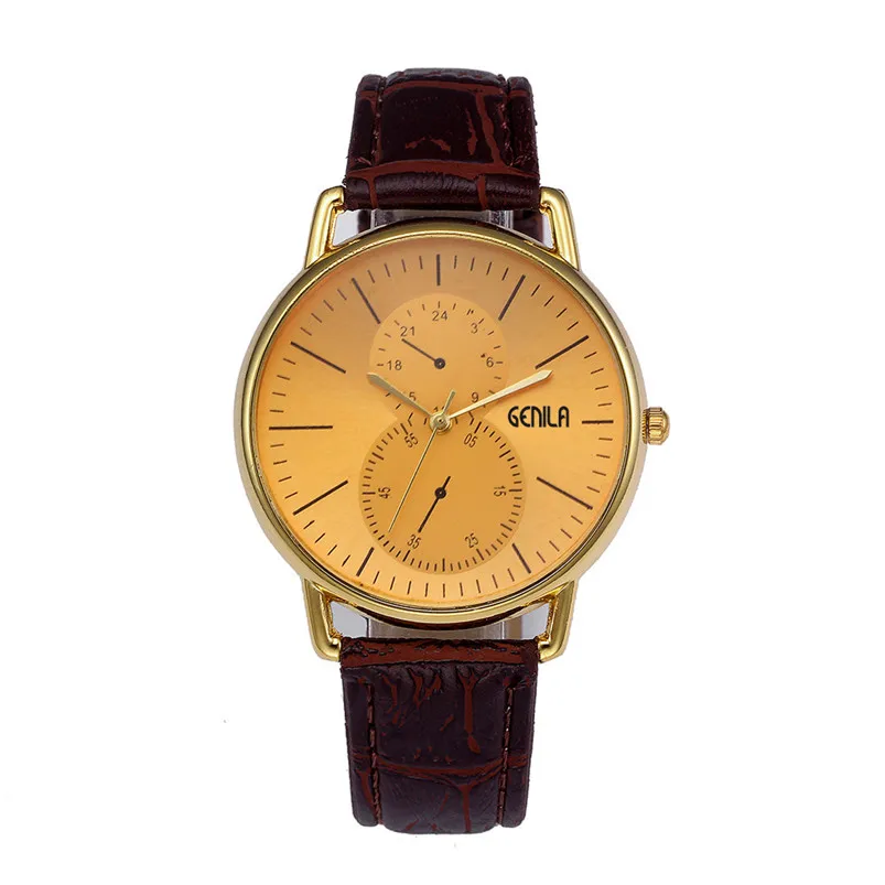Brand Luxury Men's Watch Date Day Retro Design Leather Band Analog Alloy Quartz Wrist Watch Male Clock Zegarki Meskie 3M29#N (7)
