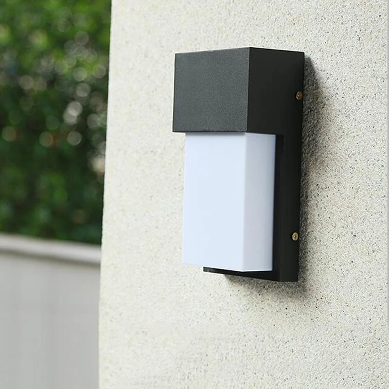 New waterproof outdoor wall lamp 85-265V 10W LED Porch Lights coffee restaurant hotel villa bedroom light