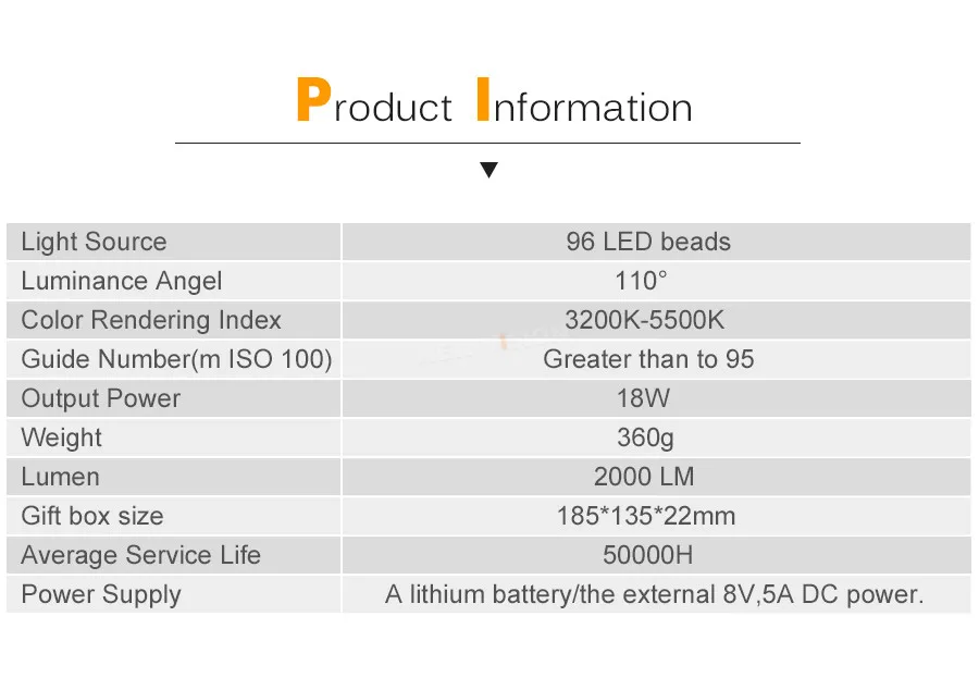 YONGNUO YN300 Air 3200 K-5500 K светодиодный светильник-панель с адаптером питания переменного тока для свадебной видеосъемки