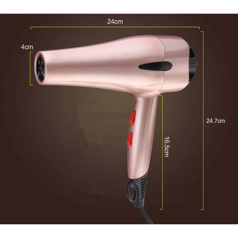 

220V Newest Jasmine Scent Hair Dryer 2200w Salon Professional Prevent Noise Constant Temperature Conditioner Hair Styling Tool