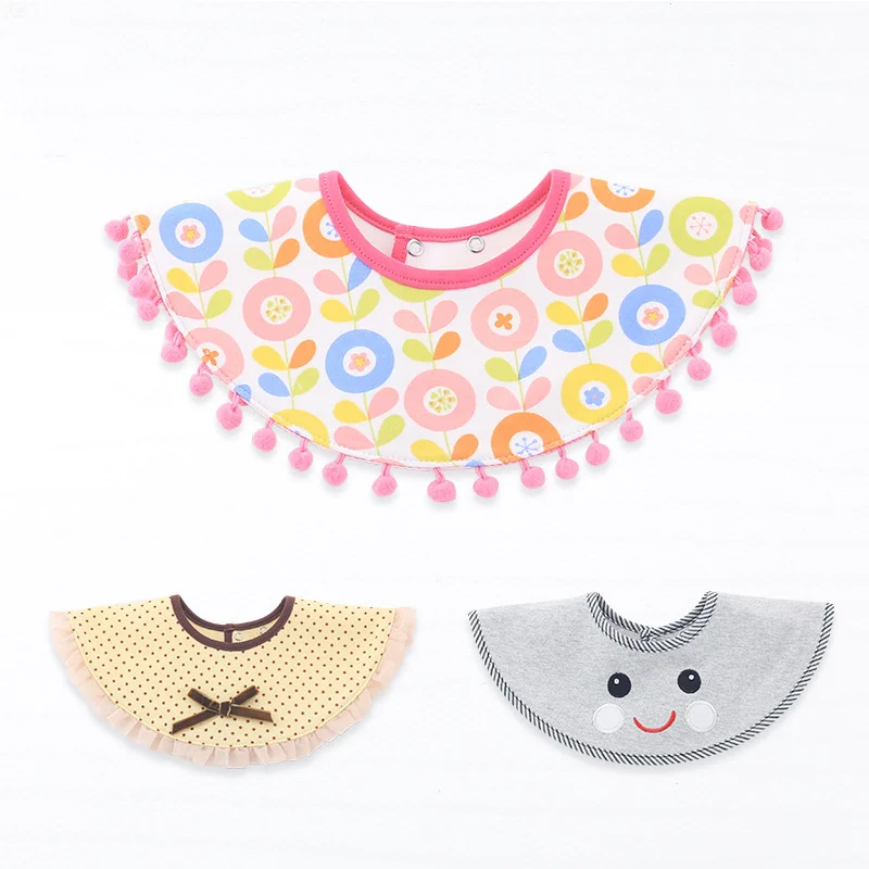 

Cartoon Baby Boys Girls Bibs Waterproof Cotton Infant Bib Cute Baby Saliva Towel 360 bib Feeding Accessories Baby Girls Clothing