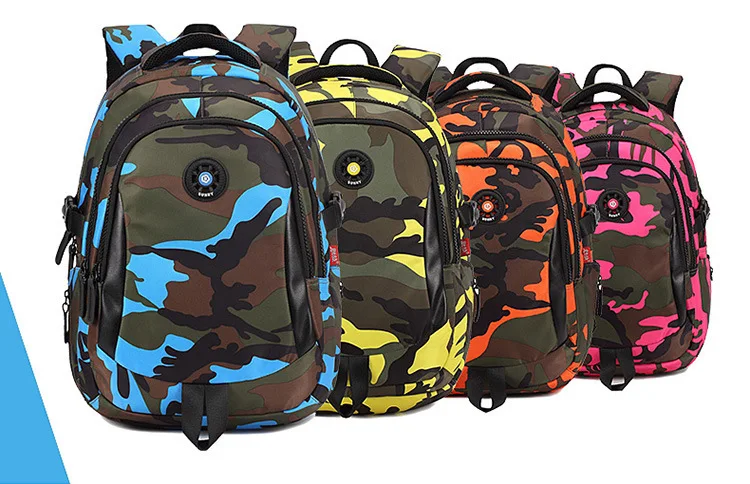 primary school backpacks camouflage children school bags kids